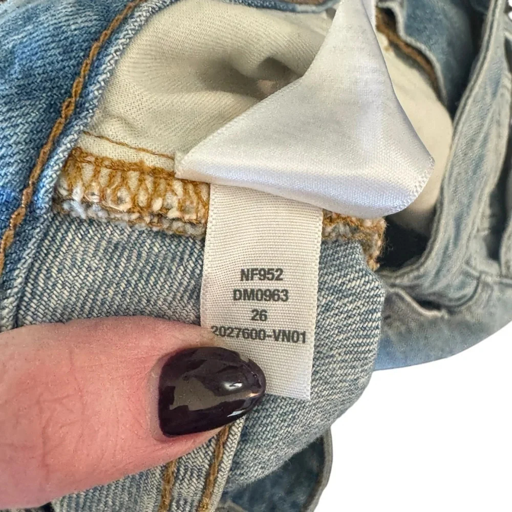 Madewell - NWT Rigid Denim A-Line Mini Skirt Light Wash Sz 26